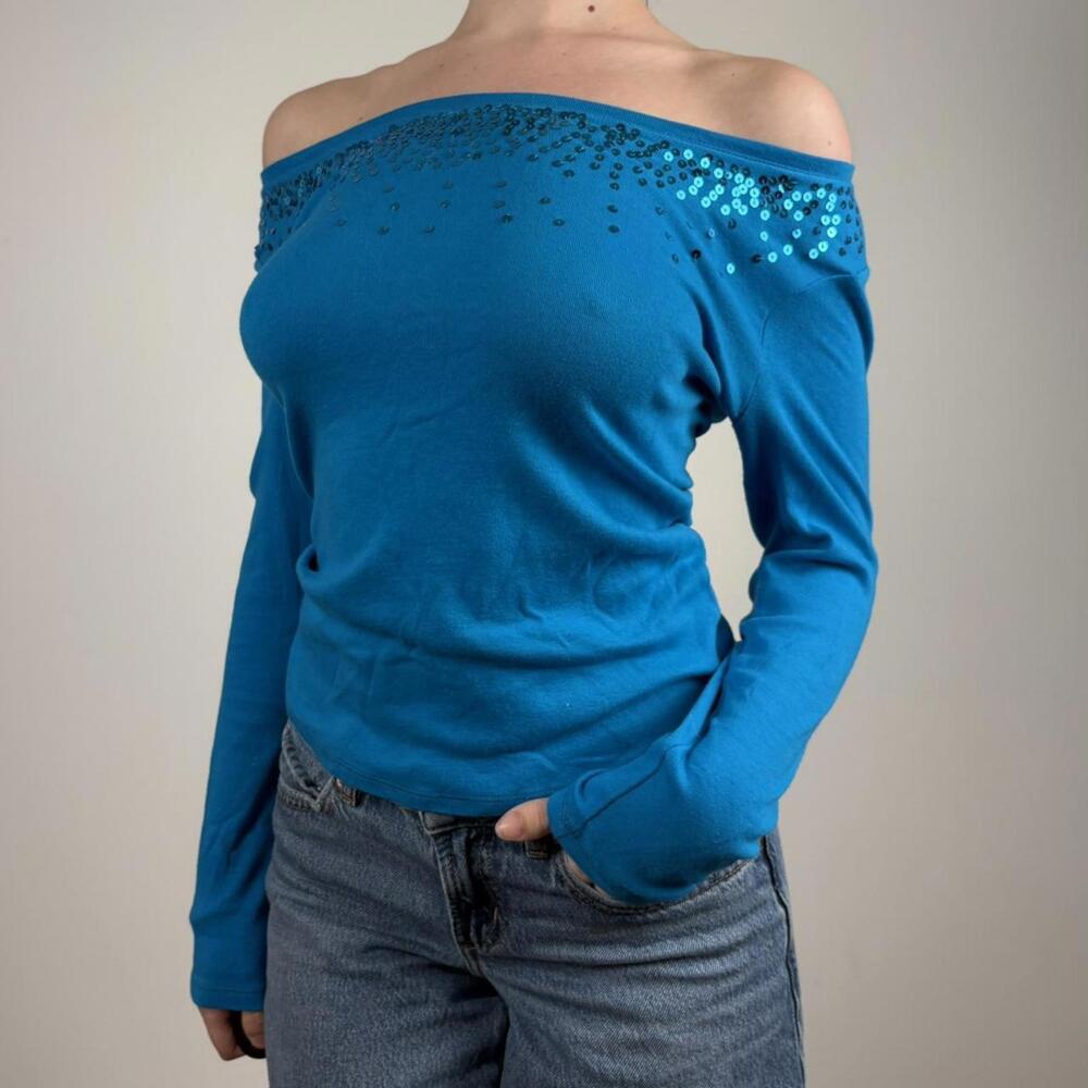 Justice Women's Blue Shirt